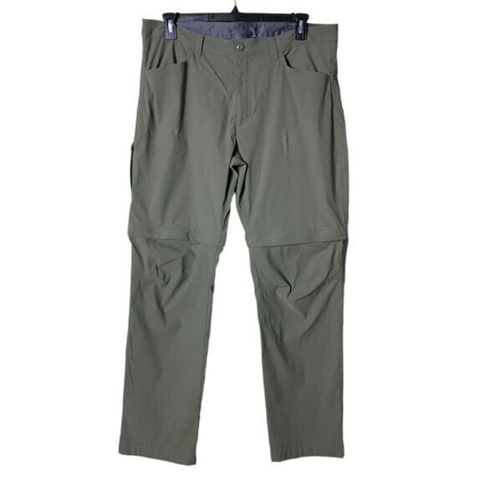 Eddie Bauer Mens Nylon Convertible Pants Size 40 Hiking Gorpcore Utility…